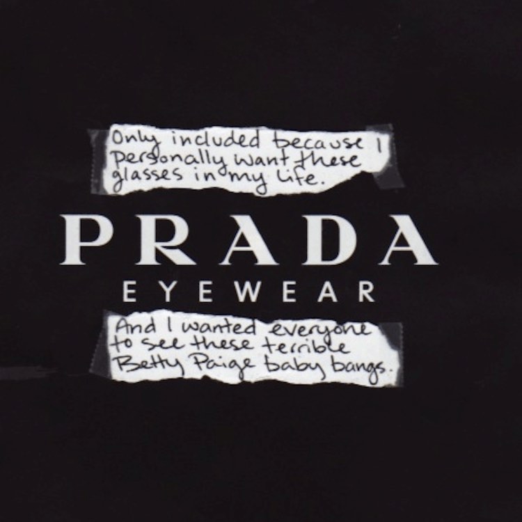 we carry prada frames