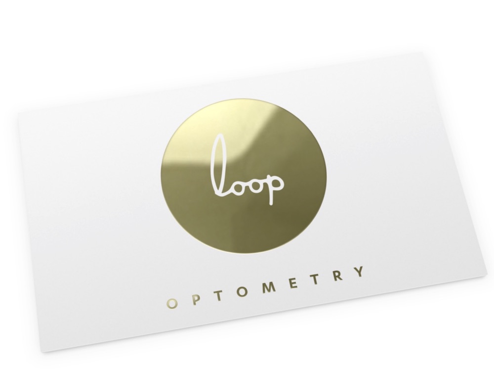 Loop optometry business card